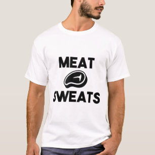 Vlees Zweet Voor Het Grillen Van Chef-Roker BBQ Ki T-shirt