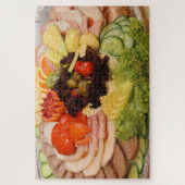 vleesbakpuzzel legpuzzel (Verticaal)