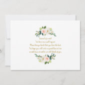 Vleesballon baby shower uitnodiging (Achterkant)