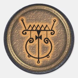 vleesboom ronde sticker