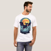 Vleeskoe bij maanlicht t-shirt (Voorkant volledig)