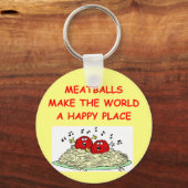 vleeskogels sleutelhanger (Voorkant)