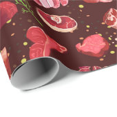 Vleespatroon Cadeaupapier (Rol Hoek)