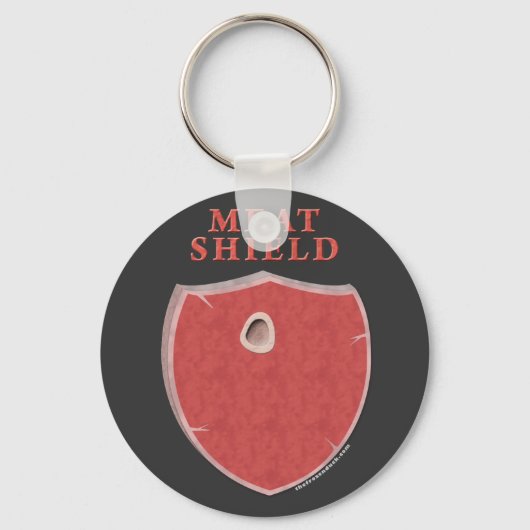 Vleesschild Sleutelhanger (Voorkant)