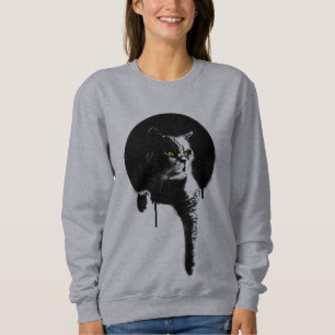 Vleesshirt voor dames: Stencil "Hanging Out" Trui