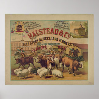vleesverpakkingen poster