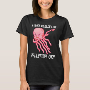 Vleesvissen voor mannen Zee voor kwallen T-shirt