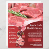 vleeswinkel | Slager Shop Flyer (Voorkant / Achterkant)