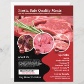 vleeswinkel | Slager Shop Flyer (Voorkant / Achterkant)