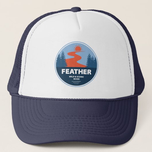 Vleethervrije en Schilderachtig rivier Trucker Pet (Voorkant)