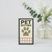 vleierstaart klantenkaartje (Staand voorkant)