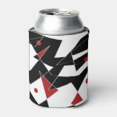 Vlek de rode ballen blikjeskoeler (Blikje Voorkant)