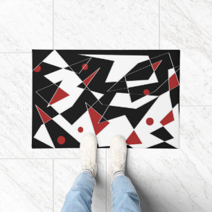 Vlek de Rode Ballen Door Mat