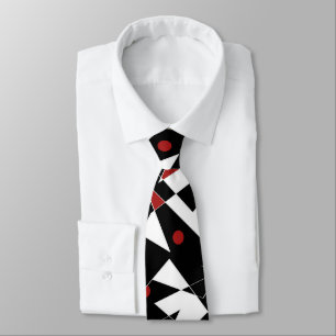 Vlek de rode ballen stropdas