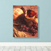 Vlek en bloed canvas afdruk (Insitu (Houten vloer))