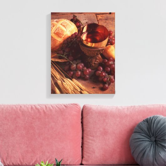 Vlek en bloed canvas afdruk (Insitu (Woonkamer))