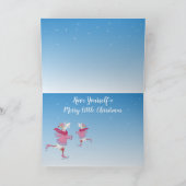 Vlek en luiergeit feestdagen kaart (Binnen)