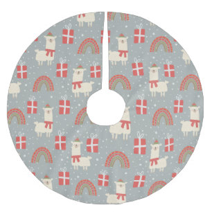 Vlek van de penseelpenseel van Cute/Funny met kers Kerstboom Rok