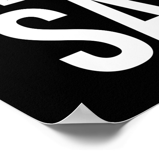 Vlek zo diep dat je uiteindelijk de labagingsatan  poster (Hoek)