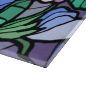 Vlekglas Lilly van de veld snijplank (Hoek)