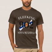 Vleking Nova Scotian Halifax Dartmouth 902 T-Shir T-shirt (Voorkant)