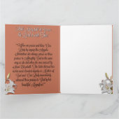 Vlekkeloos Hart 0034 van het Maagdelijke Wenskaart Kaart (Binnen)