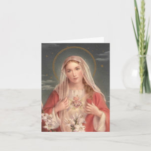 Vlekkeloos Hart van Mary Kaart