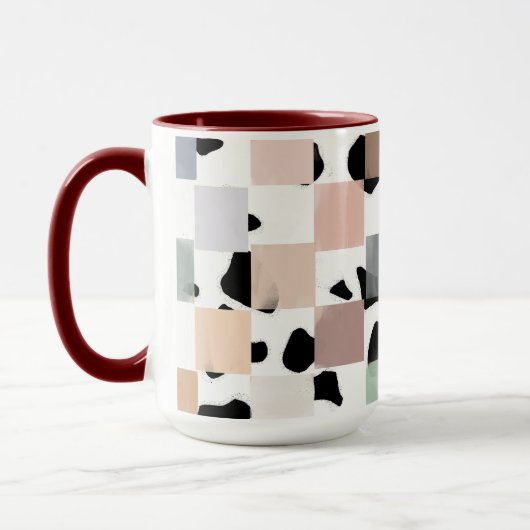 Vlekken en dammen mok (Links)