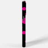 Vlekken en strepen in magenta en zwart Case-Mate iPhone case (Achterkant / Rechts)
