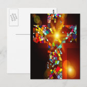 Vlekken glas briefkaart (Voorkant / Achterkant)