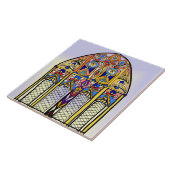 Vlekken glazen tegel tegeltje (Zijkant)