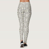 Vlekken in ovaal haakwerk leggings (Achterkant)