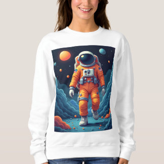 Vlekken Spaceman Vrouw Sweatshirt