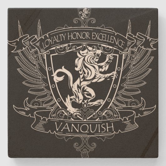 Vlekken van wapenschild Onderzetter (Voorkant)