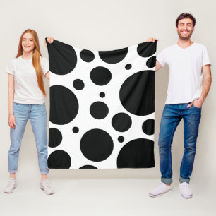 Vlekkerig patroon fleece deken