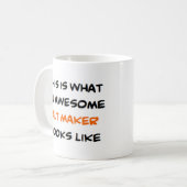 vlekvormer, geweldige koffiemok (Voorkant links)