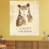 Vleugel het met houding Uil Sassy Attitude Print (Insitu (Woonkamer))