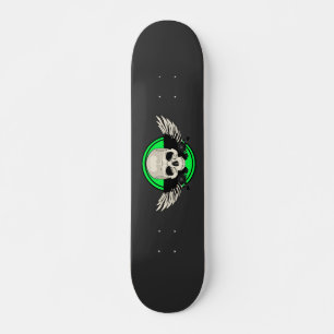 Vleugel Schedel - GROEN Skateboard