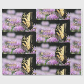 Vleugelaar van de bivlinder cadeaupapier (Vlak)