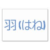 Vleugels (羽 / はね) - Japans Flash Kaarten (Achterkant)