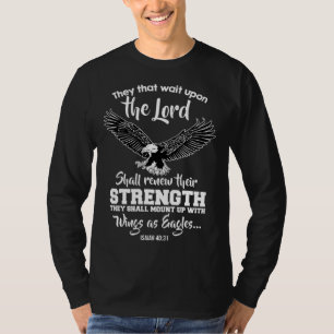 Vleugels Als Arenden Jesaja 4031 Christelijke Bijb T-shirt