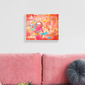 Vleugels boven het dok: een vreedzame ontsnapping canvas afdruk (Insitu (Woonkamer))