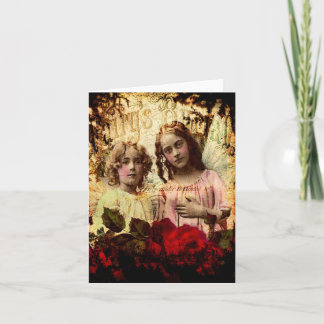 vleugels feestdagen kaart