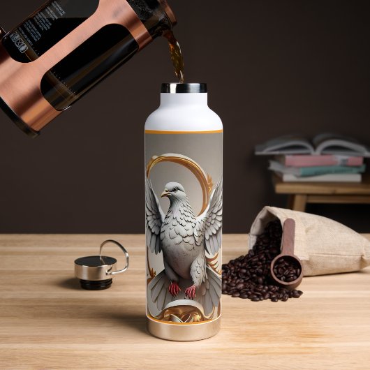 "Vleugels van de Overwinning" Waterfles (Koffie)