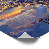 Vleugels van de Wind Eagle Puzzel Poster (Hoek)