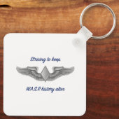 Vleugels van haar eigen sleutelhanger (Achterkant)