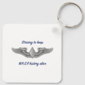 Vleugels van haar eigen sleutelhanger (Achterkant)