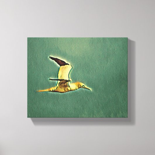 Vleugels van harmonie: vogels in de open lucht canvas afdruk (Voorkant)