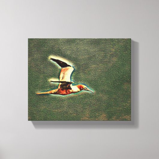 Vleugels van harmonie: vogels in de open lucht canvas afdruk (Voorkant)