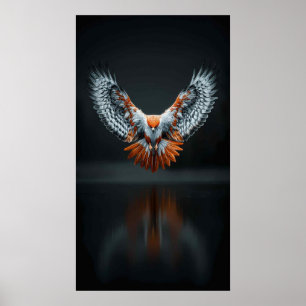 Vleugels van vuur en schaduw poster